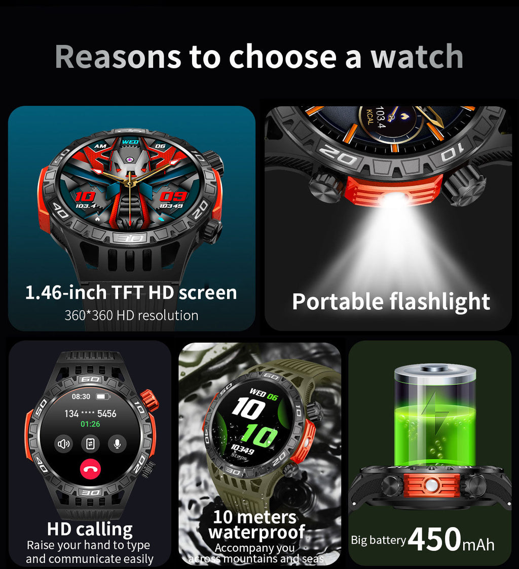 Smartwatch Táctico Pro 8