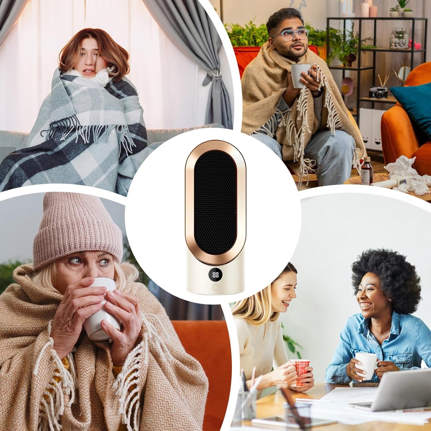 Calefactor Eléctrico Portátil 800W