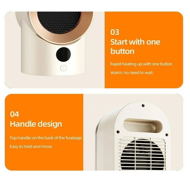 Calefactor Eléctrico Portátil 800W