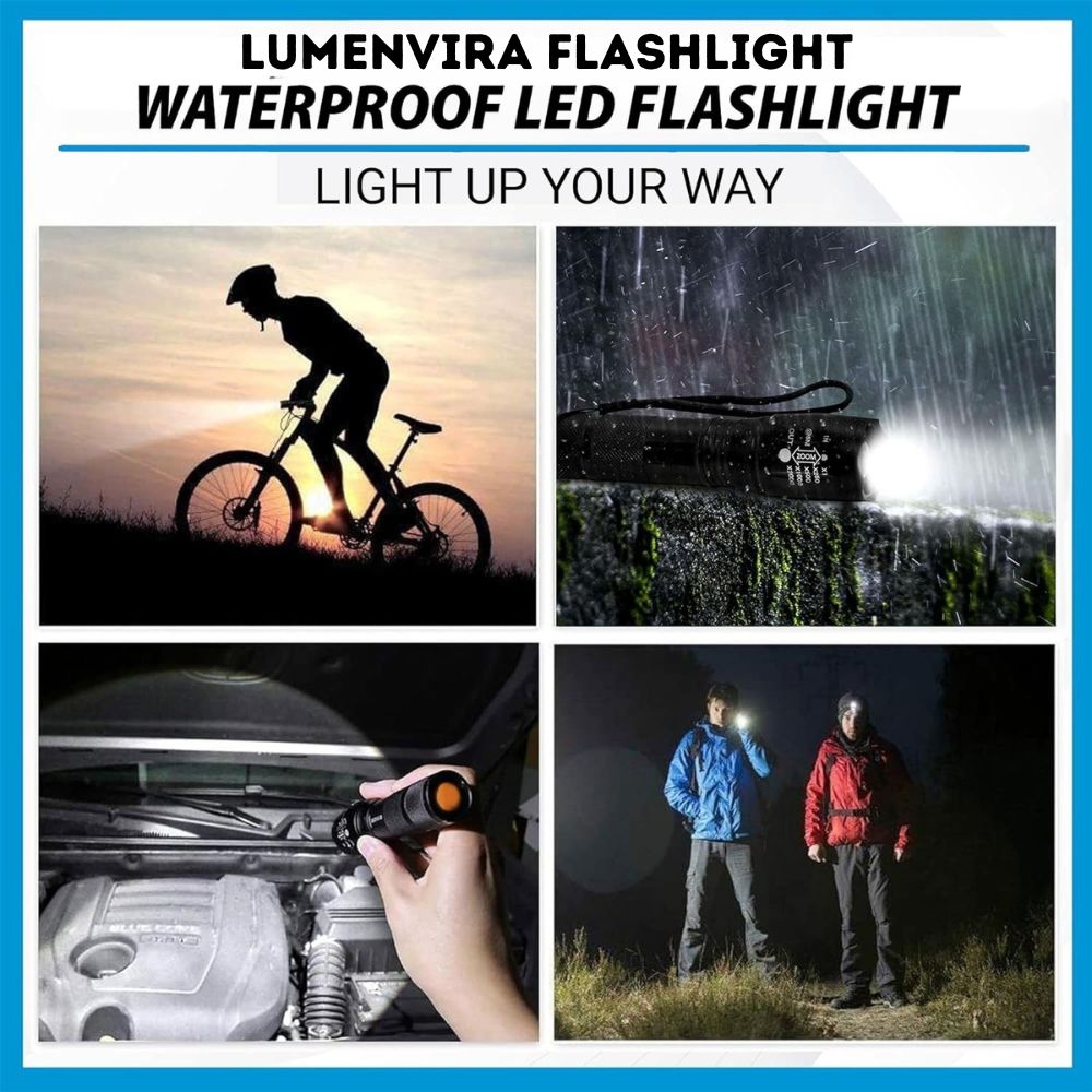 Linterna Táctica 2000 Lúmenes